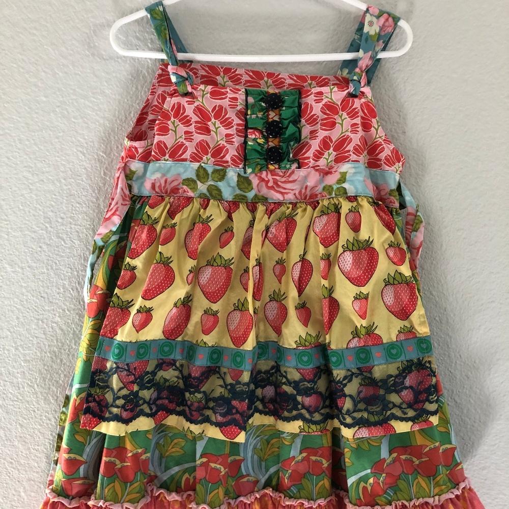Matilda Jane Good Hart Knot Dress Strawberries 4
